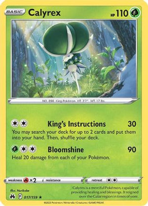 Calyrex 17/159 - Crown Zenith Holofoil - Poke-Collect