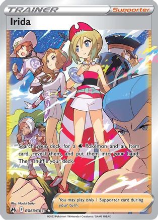 Irida GG63/70 - Crown Zenith Galarian Gallery Holofoil - Poke-Collect