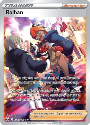 Raihan GG65/70 - Crown Zenith Galarian Gallery Holofoil - Poke-Collect