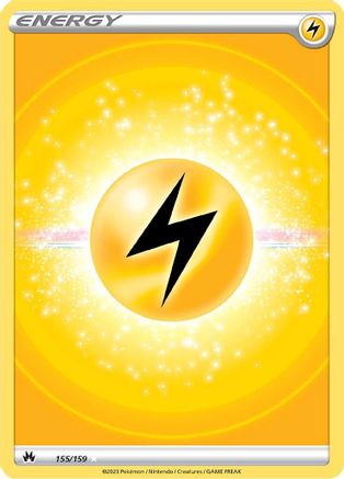 Lightning Energy (Texture Full Art) 155/159 - Crown Zenith Holofoil - Poke-Collect