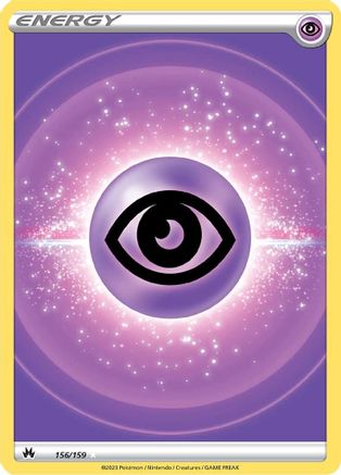Psychic Energy (Texture Full Art) 156/159 - Crown Zenith Holofoil - Poke-Collect