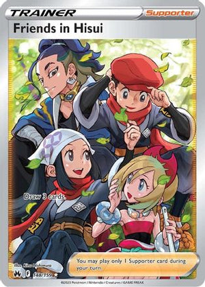 Friends in Hisui (Full Art) 148/159 - Crown Zenith Holofoil - Poke-Collect