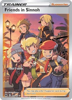 Friends in Sinnoh (Full Art) 149/159 - Crown Zenith Holofoil - Poke-Collect