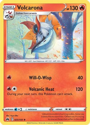 Volcarona 25/159 - Crown Zenith - Poke-Collect