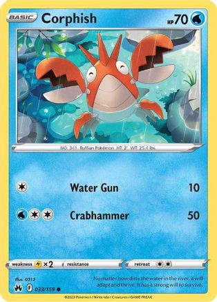 Corphish 33/159 - Crown Zenith - Poke-Collect