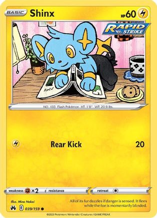 Shinx (39) 39/159 - Crown Zenith - Poke-Collect