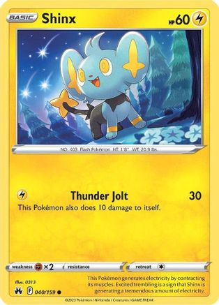 Shinx (40) 40/159 - Crown Zenith - Poke-Collect