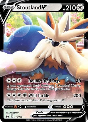 Stoutland V 116/159 - Crown Zenith Holofoil - Poke-Collect