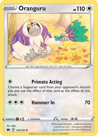 Oranguru 119/159 - Crown Zenith - Poke-Collect