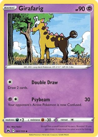 Girafarig 61/159 - Crown Zenith - Poke-Collect