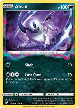 Absol 76/159 - Crown Zenith Reverse Holofoil - Poke-Collect