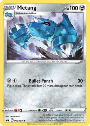 Metang 90/159 - Crown Zenith - Poke-Collect