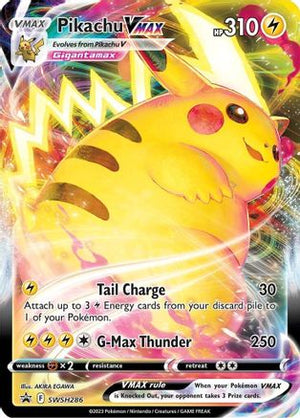 Pikachu VMAX - SWSH286 SWSH286/298 - SWSH Sword & Shield Promo Cards Holofoil - Poke-Collect