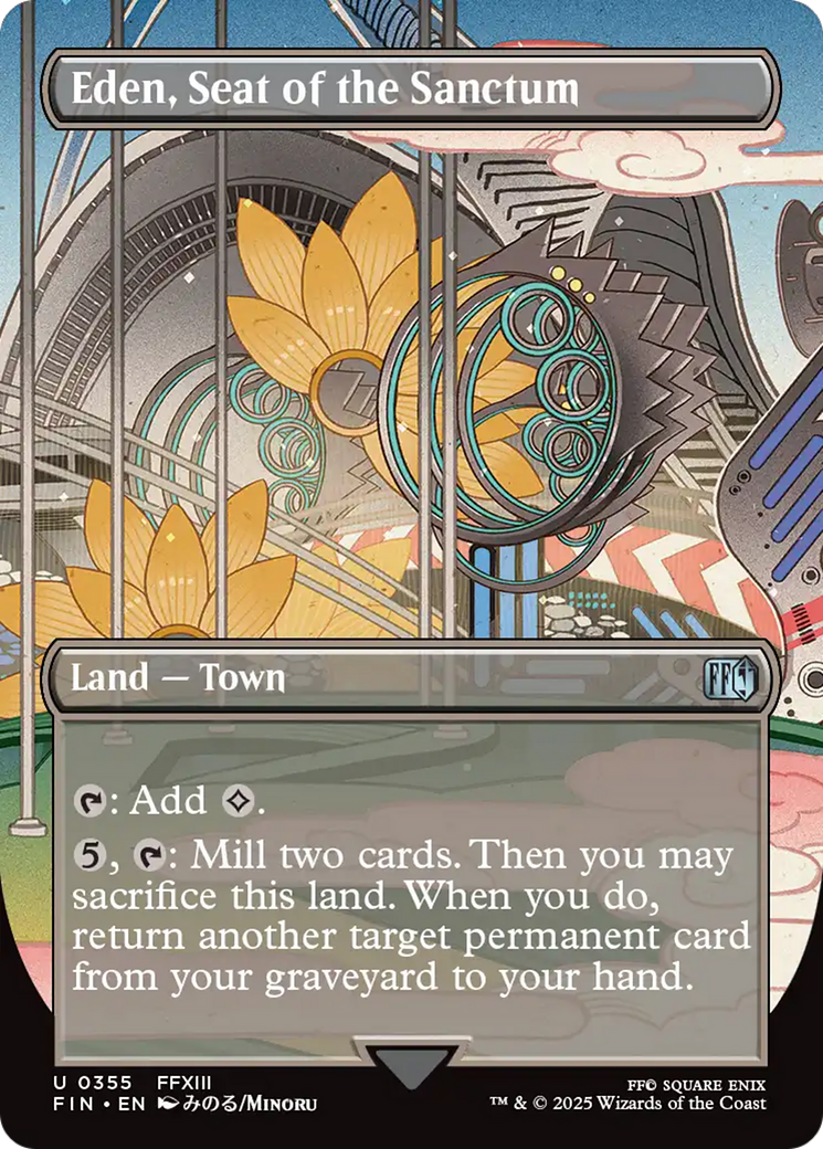 Eden, Seat of the Sanctum (FIN-355) - FINAL FANTASY (Borderless) - Poke-Collect