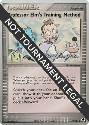 Professor Elm's Training Method - 2007 (Jeremy Scharff-Kim) 79 - World Championship Decks - Poke-Collect