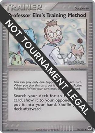 Professor Elm's Training Method - 2007 (Jun Hasebe) 79 - World Championship Decks - Poke-Collect