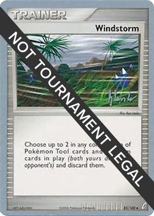 Windstorm - 2008 (Dylan Lefavour) 85 - World Championship Decks - Poke-Collect
