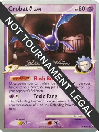 Crobat G - 2009 (Stephen Silvestro) 47 - World Championship Decks - Poke-Collect