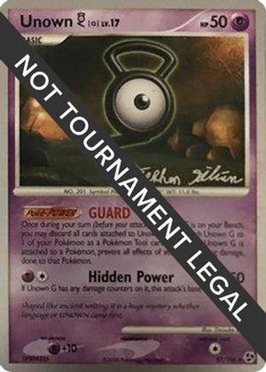 Unown [G] - 2009 (Stephen Silvestro) 57 - World Championship Decks - Poke-Collect