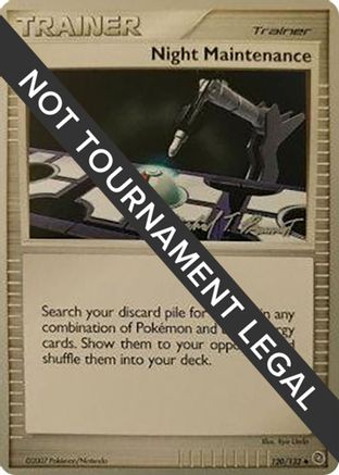Night Maintenance - 2010 (Michael Pramawat) 120 - World Championship Decks - Poke-Collect