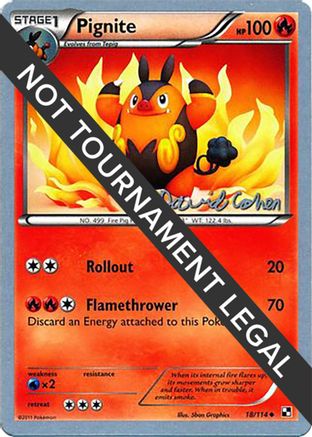 Pignite - 2011 (David Cohen) 18 - World Championship Decks - Poke-Collect