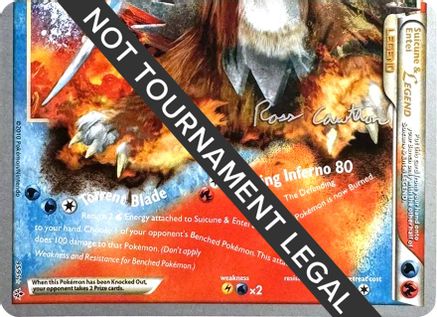 Suicune & Entei Legend LEGEND (95) - 2011 (Ross Cawthon) 95 - World Championship Decks - Poke-Collect