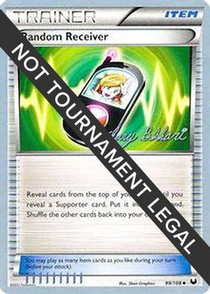 Random Receiver - 2012 (Zachary Bokhari) 99 - World Championship Decks - Poke-Collect