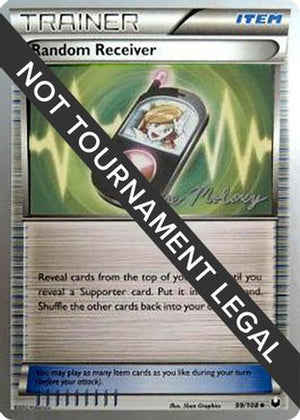 Random Receiver - 2012 (Chase Moloney) 99 - World Championship Decks - Poke-Collect