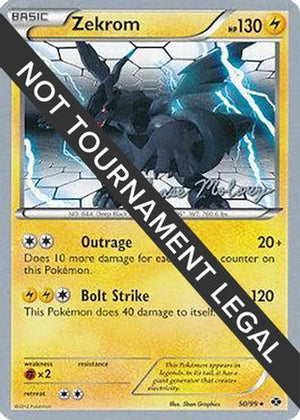 Zekrom - 2012 (Chase Moloney) 50 - World Championship Decks - Poke-Collect