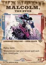 Malcolm, the Eyes (OTJ-295) - Outlaws of Thunder Junction: (Showcase) (Borderless) - Poke-Collect