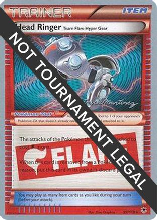 Head Ringer (Team Flare Hyper Gear) - 2015 (Patrick Martinez) 97 - World Championship Decks - Poke-Collect