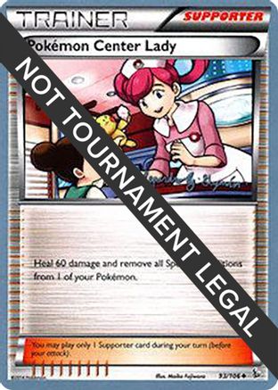 Pokemon Center Lady - 2015 (Alejandro Ng-Guzman) 93 - World Championship Decks - Poke-Collect