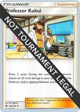 Professor Kukui - 2017 (Zachary Bokhari) 128 - World Championship Decks - Poke-Collect