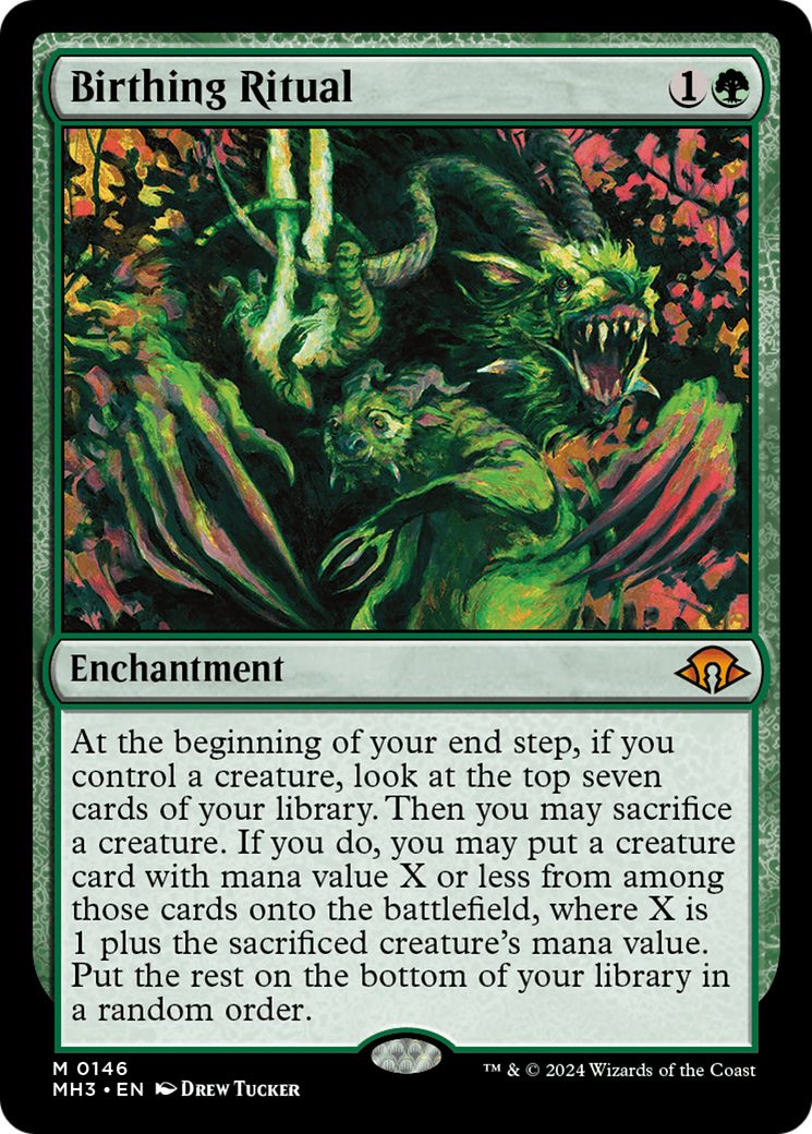 Birthing Ritual (MH3-146) - Modern Horizons 3 Foil - Poke-Collect