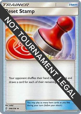 Reset Stamp - 2019 (Shintaro Ito) 206 - World Championship Decks - Poke-Collect