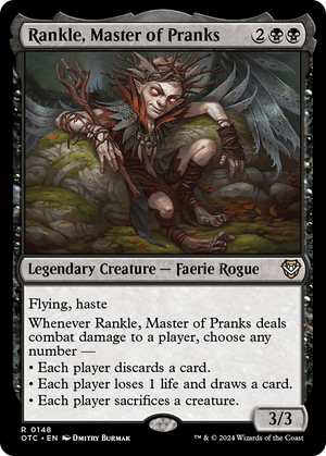 Rankle, Master of Pranks (OTC-148) - Outlaws of Thunder Junction Commander - Poke-Collect
