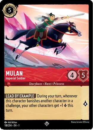 Mulan - Imperial Soldier (118/204) - The First Chapter Cold Foil