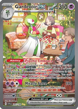 Gardevoir ex - 245/198 245 - SV01 Scarlet & Violet Base Set Holofoil - Poke-Collect
