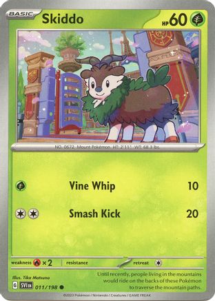 Skiddo 11 - SV01 Scarlet & Violet Base Set - Poke-Collect