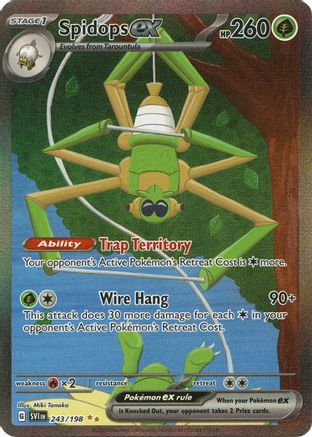Spidops ex - 243/198 243 - SV01 Scarlet & Violet Base Set Holofoil - Poke-Collect