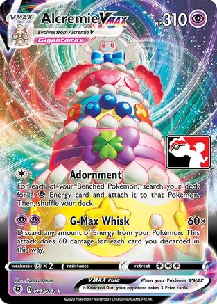 Alcremie VMAX 23 - Prize Pack Series Cards Holofoil - Poke-Collect