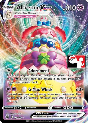 Alcremie VMAX 23 - Prize Pack Series Cards Holofoil - Poke-Collect