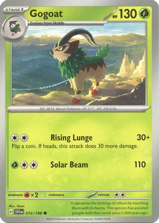 Gogoat 12 - SV01 Scarlet & Violet Base Set - Poke-Collect