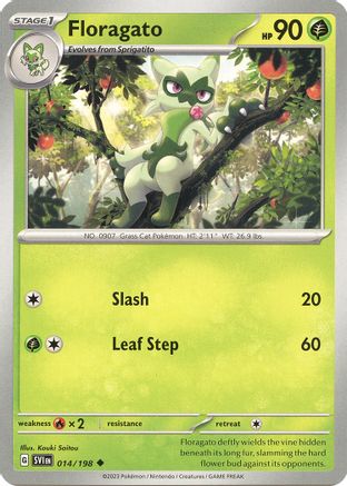 Floragato 14 - SV01 Scarlet & Violet Base Set - Poke-Collect