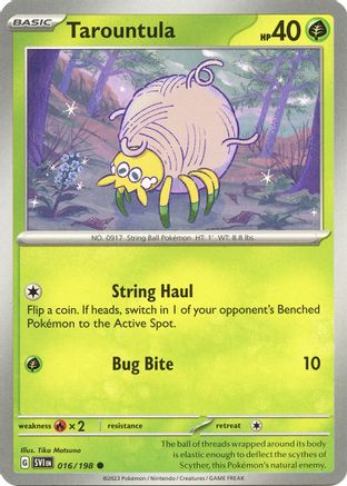 Tarountula - 016/198 16 - SV01 Scarlet & Violet Base Set Reverse Holofoil - Poke-Collect