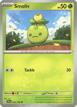 Smoliv - 020/198 20 - SV01 Scarlet & Violet Base Set - Poke-Collect