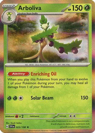 Arboliva 23 - SV01 Scarlet & Violet Base Set Holofoil - Poke-Collect