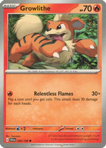 Growlithe - 030/198 30 - SV01 Scarlet & Violet Base Set Reverse Holofoil - Poke-Collect