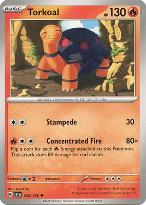 Torkoal 35 - SV01 Scarlet & Violet Base Set Reverse Holofoil - Poke-Collect
