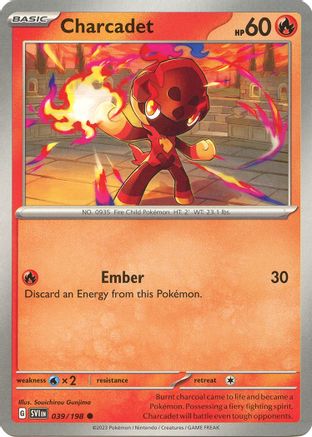 Charcadet - 039/198 39 - SV01 Scarlet & Violet Base Set Reverse Holofoil - Poke-Collect